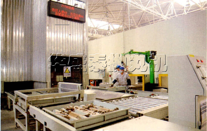 國內首例高溫鑄件拋丸自動化立體庫