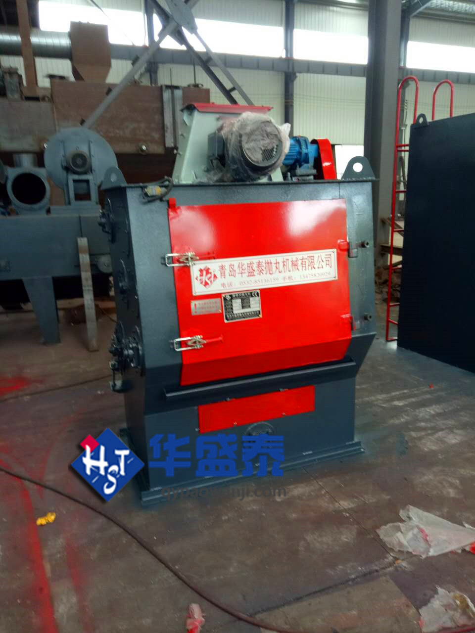 發往山東聊城326與376吊鉤拋丸機|廠家價格|圖片視頻