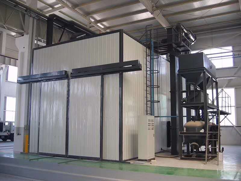 泰安噴砂房調(diào)試完畢 泰安噴砂房調(diào)試完畢