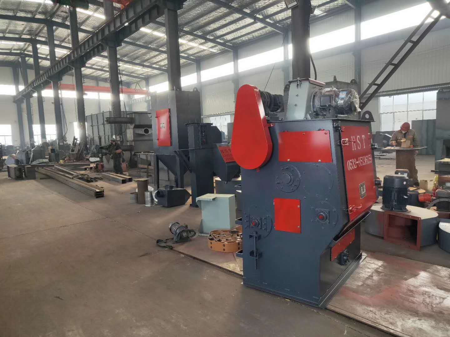 q326履帶式拋丸機(jī)發(fā)往天津 q326履帶式拋丸機(jī)發(fā)往天津