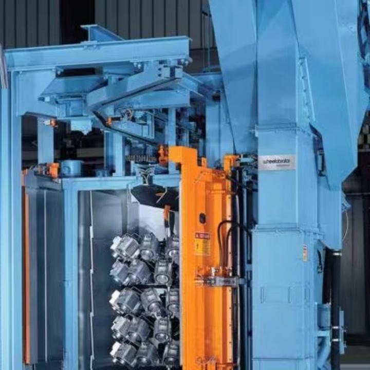 鑄件打砂機_金屬砂機打壓鑄件視頻_金屬壓鑄打砂機