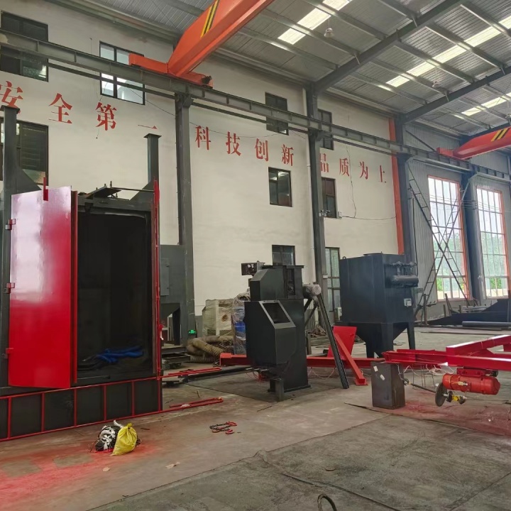 管道內壁除銹打砂機_鋼管外壁打砂清理機_鋼管打砂設備