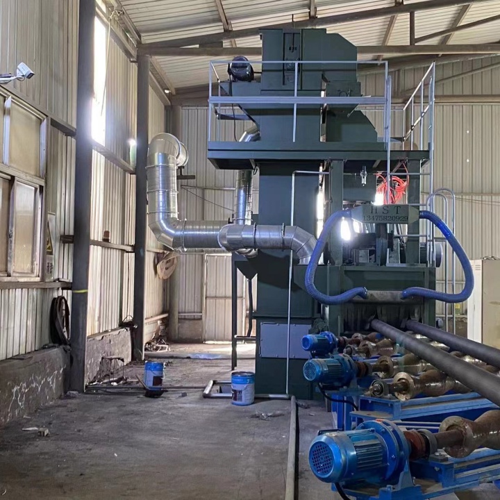 沙子除銹機_除銹打砂機設備_課桌椅打砂除銹機