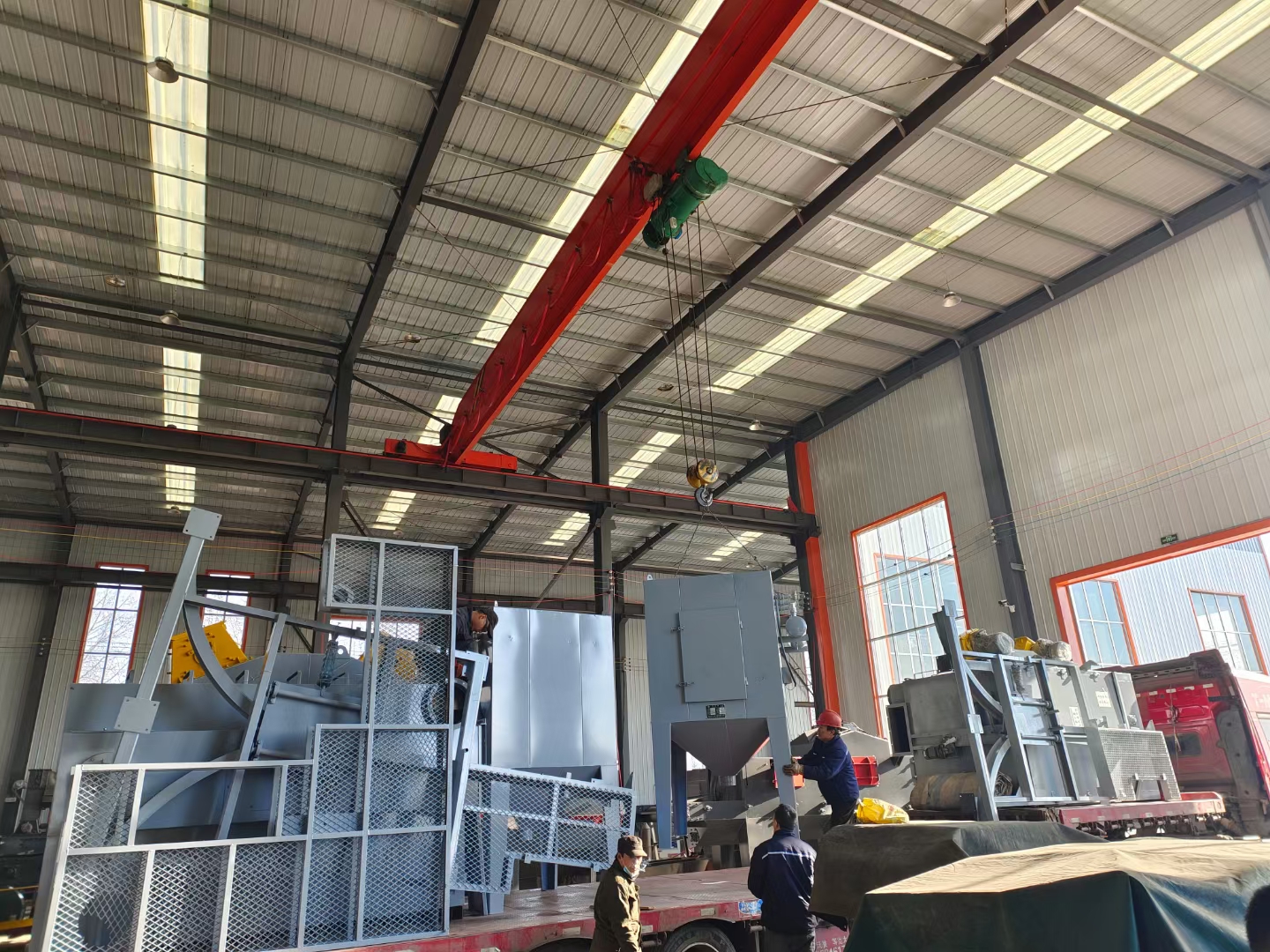 懸掛除銹拋丸機圖片_懸掛拋丸除銹機_拋丸除銹機操作規程