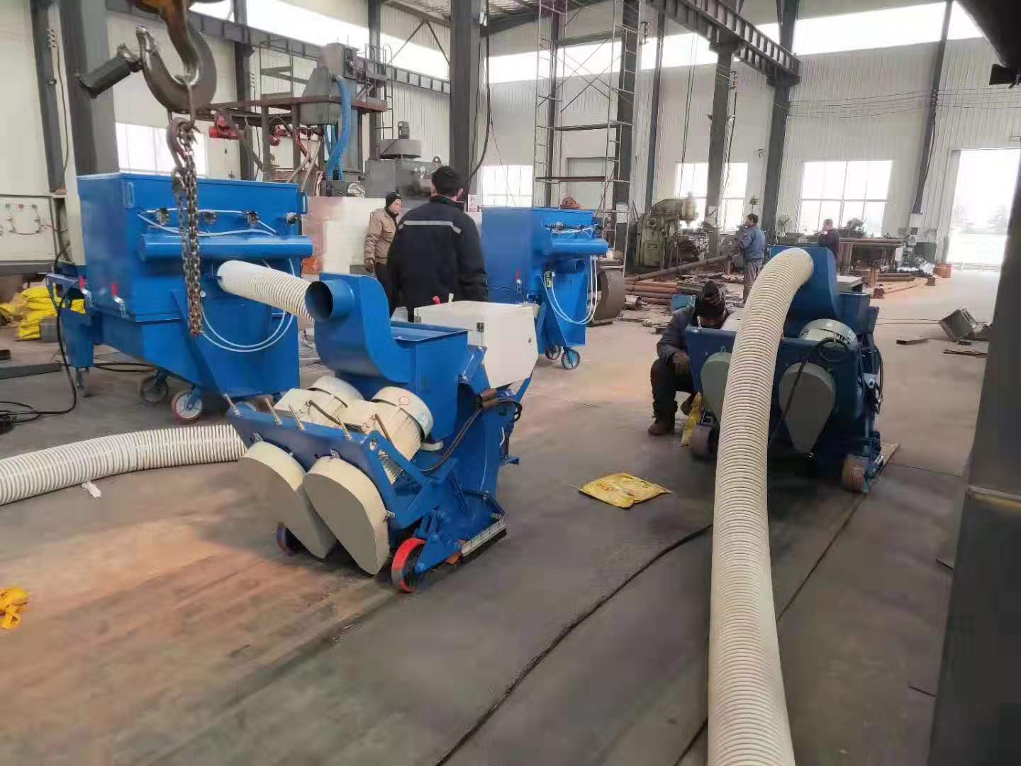 青海省吊鉤式拋丸除銹清理機_青海省吊鉤式拋丸機_青海省吊鉤式噴丸設備_青海省吊鉤式噴砂機哪家強?