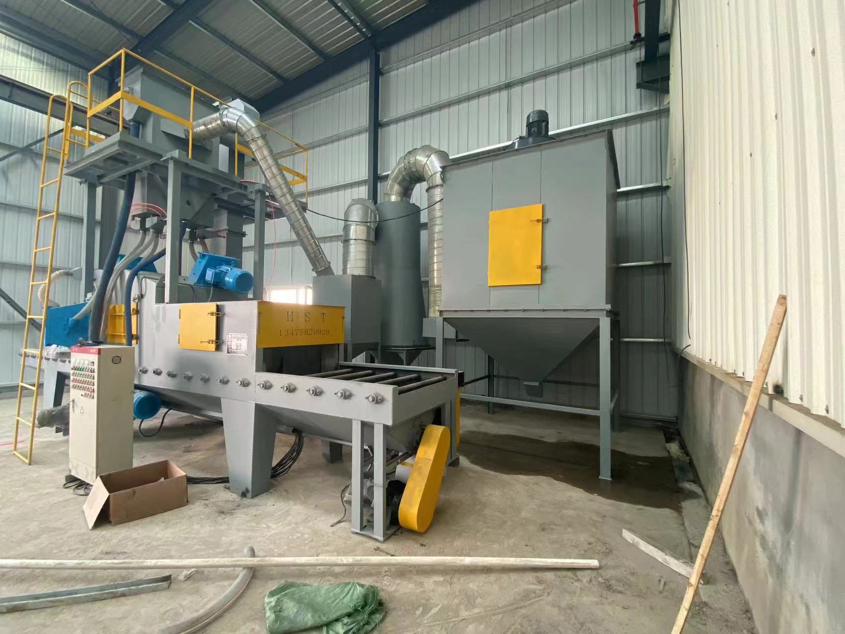 鋼板除銹拋丸機_除銹拋丸機工作原理_h型鋼拋丸除銹機
