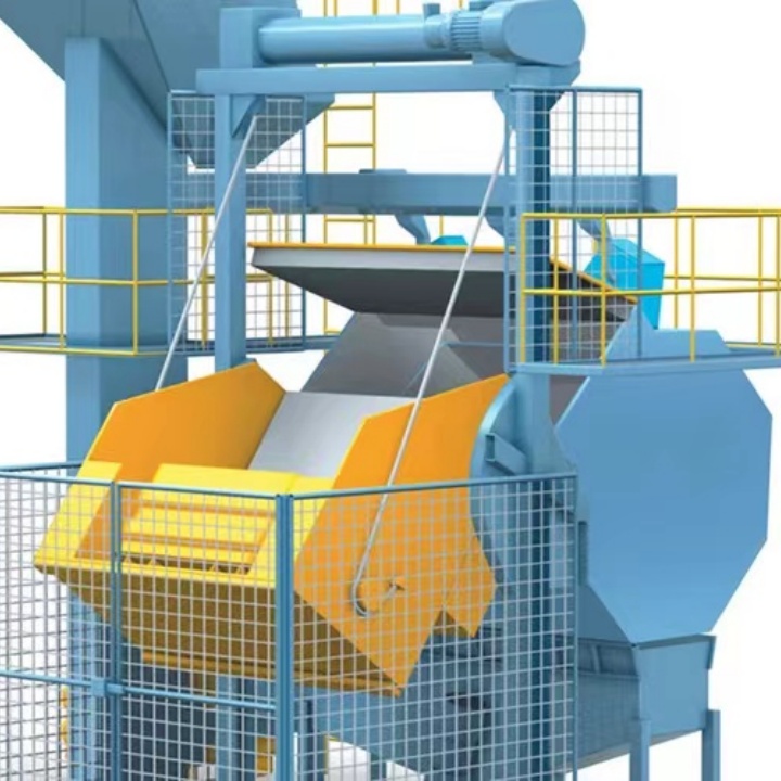 錨鏈除銹機_鏈條除銹_連續懸鏈除銹機