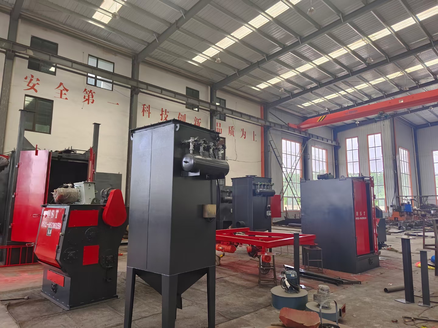 拋丸機除銹機_礦石拋丸除銹機_礦石除銹拋丸機廠家